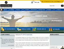 Tablet Screenshot of ominvestments.com